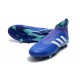 Botas de Futbol Nuevo Adidas Predator 18+ FG - Azul Blanco