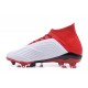 Botas de fútbol adidas Predator 18.1 FG - Blanco Rojo Negro