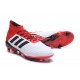 Botas de fútbol adidas Predator 18.1 FG - Blanco Rojo Negro