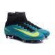 Nike Mercurial Superfly V FG - Botas de fútbol para hombre Azul Amarillo