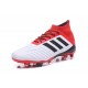 Botas de fútbol adidas Predator 18.1 FG - Blanco Rojo Negro