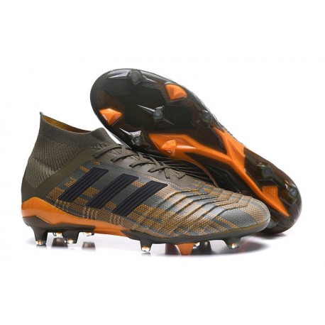 Botas de fútbol adidas Predator 18.1 FG - Verde Negro Naranja