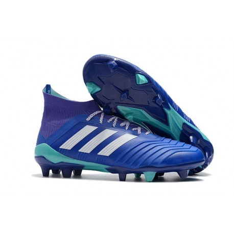 Botas de fútbol adidas Predator 18.1 FG - Azul Blanco