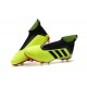 Botas de Futbol Nuevo Adidas Predator 18+ FG - Amarillo Negro