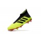 Botas de Futbol Nuevo Adidas Predator 18+ FG - Amarillo Negro