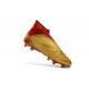 Botas de Futbol Nuevo Adidas Predator 18+ FG - Oro Rojo