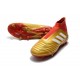 Botas de Futbol Nuevo Adidas Predator 18+ FG - Oro Rojo