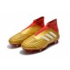 Botas de Futbol Nuevo Adidas Predator 18+ FG - Oro Rojo