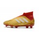 Botas de Futbol Nuevo Adidas Predator 18+ FG - Oro Rojo