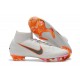 Botas de Futbol Nike Mercurial Superfly VI FG - Blanco Naranja Gris