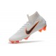 Botas de Futbol Nike Mercurial Superfly VI FG - Blanco Naranja Gris