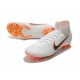 Botas de Futbol Nike Mercurial Superfly VI FG - Blanco Naranja Gris