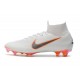 Botas de Futbol Nike Mercurial Superfly VI FG - Blanco Naranja Gris