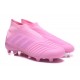 Botas de Futbol Nuevo Adidas Predator 18+ FG - Rosa