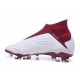 Botas de Futbol Nuevo Adidas Predator 18+ FG - Blanco Rojo