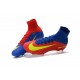 Nike Mercurial Superfly V FG - Botas de fútbol para hombre Rojo Azul