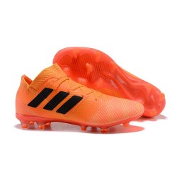 adidas Nemeziz Messi 18.1 FG Copa Mundial 2018 - Naranja Negro