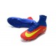 Nike Mercurial Superfly V FG - Botas de fútbol para hombre Rojo Azul