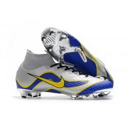Botas de Futbol Nike Mercurial Superfly VI FG - Metal Azul Amarillo