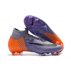 Nike Mercurial Superfly 6 Elite FG Zapatillas de Fútbol - Violeta Naranja