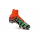 Nike Mercurial Superfly V FG - Botas de fútbol para hombre Marrón Verde Naranja