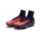 Nike Mercurial Superfly V FG - Botas de fútbol para hombre Violeta Naranja