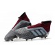 Botas de Futbol Nuevo Adidas Predator 18+ FG - Gris Rojo