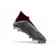 Botas de Futbol Nuevo Adidas Predator 18+ FG - Gris Rojo