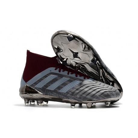 Paul Pogba adidas PP Predator 18.1 FG Gris Rojo