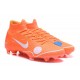 Nike Mercurial Superfly 6 Elite FG Zapatillas de Fútbol Off-White Naranja