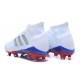 adidas Predator 18.1 Telstar FG Zapatillas de Fútbol 2018 - Blanco Plata