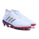 adidas Predator 18.1 Telstar FG Zapatillas de Fútbol 2018 - Blanco Plata