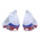 Botas de Futbol Nuevo Adidas Predator 18+ FG - Ruso Blanco Plata