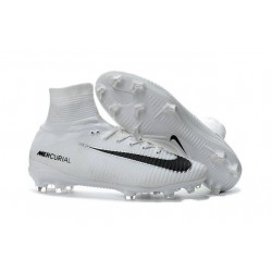 Nuevo 2017 Zapatos de Fútbol Nike Mercurial Superfly V FG ACC - Blanco Negro