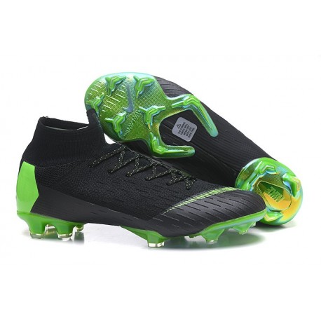 Nike Mercurial Superfly 6 Elite FG Zapatillas de Fútbol - Negro Verde