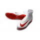 Nuevo 2017 Zapatos de Fútbol Nike Mercurial Superfly V FG ACC - Blanco Rojo