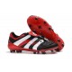 Adidas Predator Accelerator FG Zapatillas de Fútbol - Negro Blanco Rojo