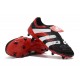 Adidas Predator Accelerator FG Zapatillas de Fútbol - Negro Blanco Rojo