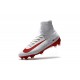 Nuevo 2017 Zapatos de Fútbol Nike Mercurial Superfly V FG ACC - Blanco Rojo