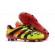 Adidas Predator Accelerator FG Zapatillas de Fútbol - Amarillo Rojo Negro