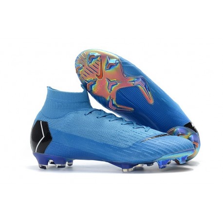 Nike Mercurial Superfly 6 Elite FG Zapatillas de Fútbol - Azul Negro