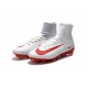 Nuevo 2017 Zapatos de Fútbol Nike Mercurial Superfly V FG ACC - Blanco Rojo