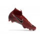 Nike Mercurial Superfly 6 Elite FG Zapatillas de Fútbol - Carmesí Negro