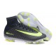 Nuevo 2017 Zapatos de Fútbol Nike Mercurial Superfly V CR7 FG ACC - Negro Verde