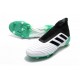 Adidas Predator 18+ FG Zapatillas de Fútbol - Blanco Verde Negro
