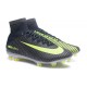 Nuevo 2017 Zapatos de Fútbol Nike Mercurial Superfly V CR7 FG ACC - Negro Verde