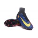 Nuevo 2017 Zapatos de Fútbol Nike Mercurial Superfly V FG ACC -Barcelona Azul