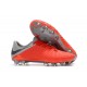 nuevos Tacos Botas Nike Hypervenom Phantom III FG - Rojo Gris