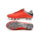 nuevos Tacos Botas Nike Hypervenom Phantom III FG - Rojo Gris