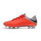 nuevos Tacos Botas Nike Hypervenom Phantom III FG - Rojo Gris